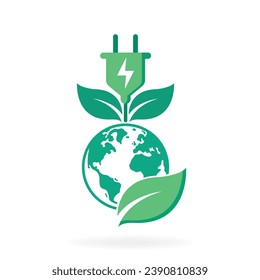 eco world energy icon concept