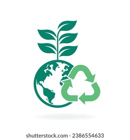 eco world friendly icon concept
