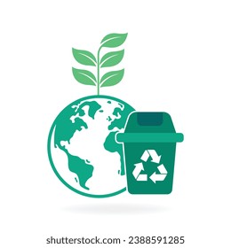 eco world friendly icon concept