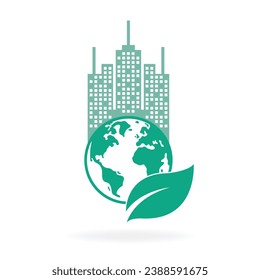 eco world friendly icon concept