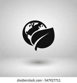 Eco world icon 