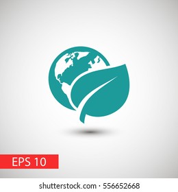 Eco world icon 