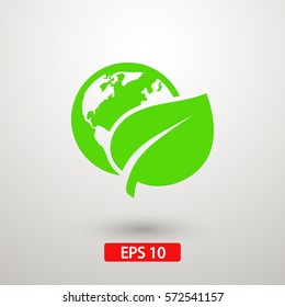 Eco world icon 