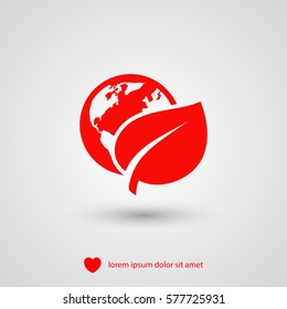 Eco world icon 