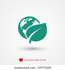 Eco world icon 