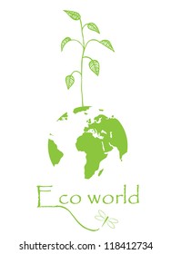 Eco world illustration