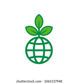 Eco World Logo Icon Design