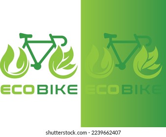 ecobike company logo vector design illustration template 1.eps
