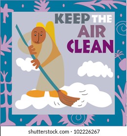 Ecoclips - environmental awareness - reduce, reuse, recycle - keep the air clean