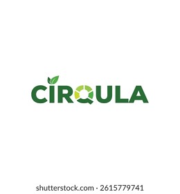 Eco-conscious and modern recycling logo ideal for green businesses, waste reduction services, and sustainability initiatives. Perfect for promoting environmental responsibility.