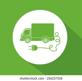 eco,ecology, design over green background, vector illustration.