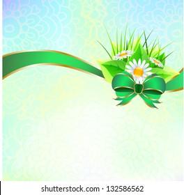Eco-friendly abstract background. Vector illustration