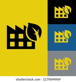 Icono de construcción, símbolo o símbolo vectorial ecológico