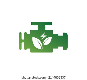 eco-friendly car design, . Vector illustration, flat.