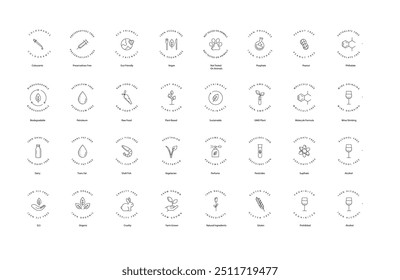 Eco-Friendly Conservation and Green Icons,  Ecology, Organic, Environment, Green Living
