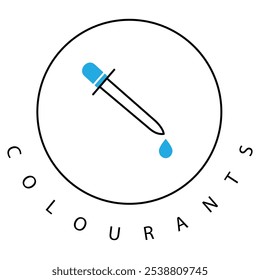 Eco-Friendly Dye Colorants Vector Icon Design