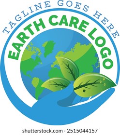 Eco-friendly Green Earth vector designs promoting sustainability and environmental care. Perfect for eco-conscious projects, nature themes, and green branding.