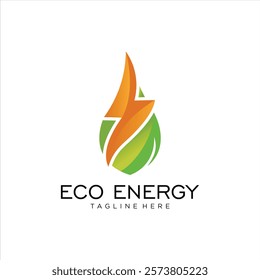 Eco-friendly green logo design with abstract nature-inspired elements and organic leaf-based illustration for environmental and sustainable concepts