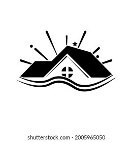 Eco-friendly homes. home vector,on blank background . Eps 10