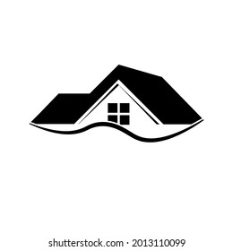 Eco-friendly homes. home vector,on blank background . Eps 10