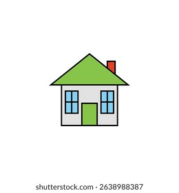 Eco-friendly house with green design