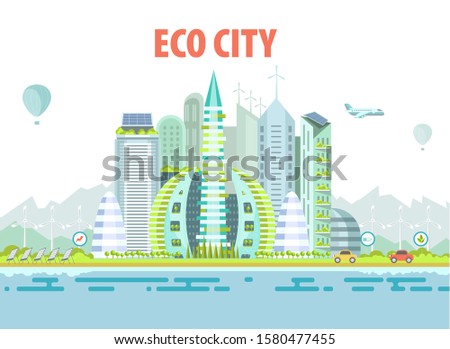 Similar – Image, Stock Photo Skyline Moulins allier