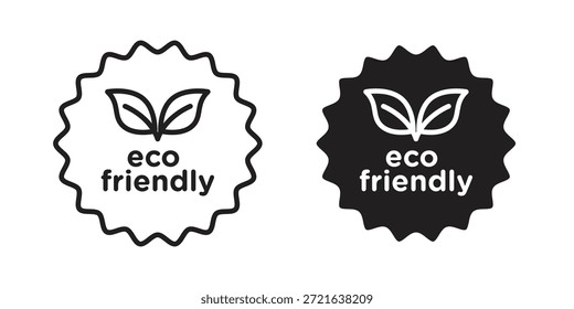 Ícone ecologicamente correto em linha fina, preenchida, estilo de traçado para site e aplicativos