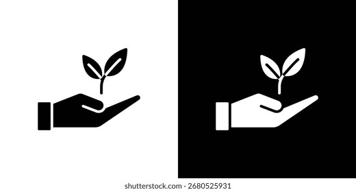 Icono respetuoso del medio ambiente. colección de estilo plano y de línea.