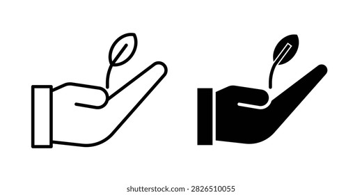 Eco-friendly icon flat logo kit