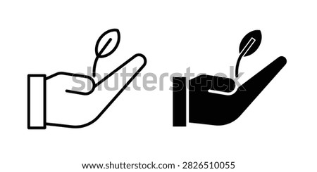Eco-friendly icon flat logo kit
