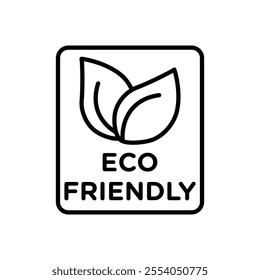 Eco-friendly icon isolated on white background