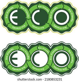 Eco-friendly icon,  recycle heading, Carbon cycle, Recycling, vector Illustration, Transparent background EPS
