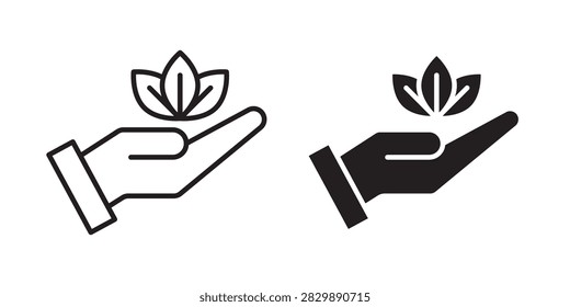 Eco-friendly icon web illustration series..