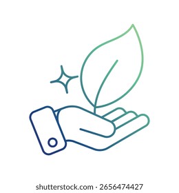 eco-friendly icon with white background vector stock illustration