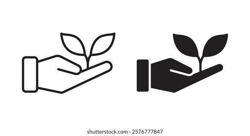 Eco-friendly icons pack for ui designs