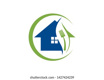 Eco-Friendly Kitchen Logo: Modern, Clean, and Professional Design for Green Businesses