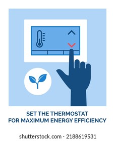 Eco-friendly lifestyle: set the thermostat for maximum energy efficiency