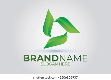 Diseño de logotipo ecológico. Logo Abstractas.