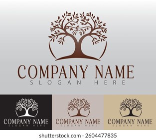 An eco-friendly logo design inspired by nature, promoting sustainability and care.