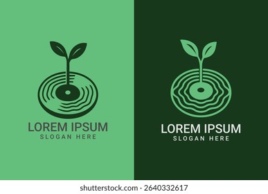 Eco-Friendly music plant Logo design