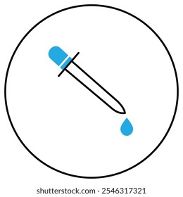 Eco-Friendly Natural Dye Icon Vector Design