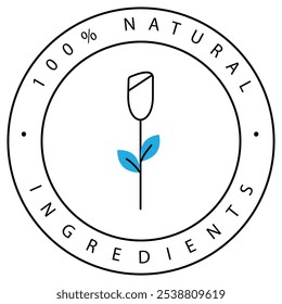 Eco-Friendly Natural Ingredients Design Vector Icon Design