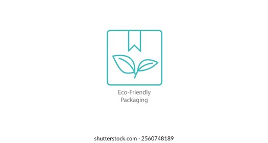 Eco-Friendly Packaging Sustainable Materials Vector Icon
