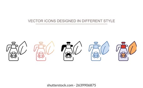 Eco-Friendly Pest Control icon design with white background stock illustration