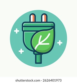 Enchufe ecológico para un diseño plano de energía más verde