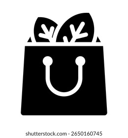 Eco-Friendly Products Icon Element For Design