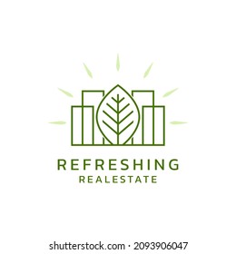 Eco-Friendly Real Estate Logo Design
