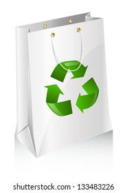 Eco-friendly shopping concept