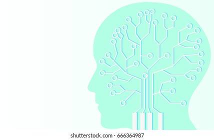  Eco-friendly technology Clean technology communication Background. Vector illustration.