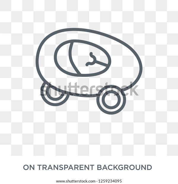 eco-friendly transport icon.\
eco-friendly transport design concept from Transportation\
collection. Simple element vector illustration on transparent\
background.